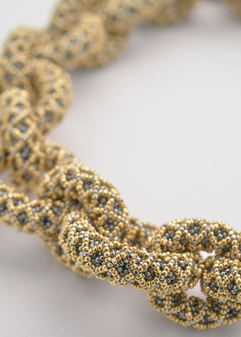 NECKLACE HAIKA NAWI CHAIN GOLD PLATINUM
