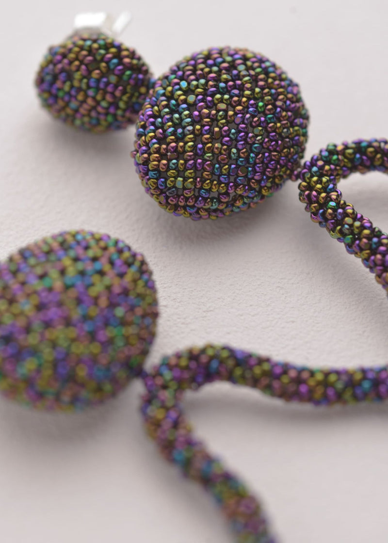 HAUTE TAWARI IRIDESCENT EARRINGS