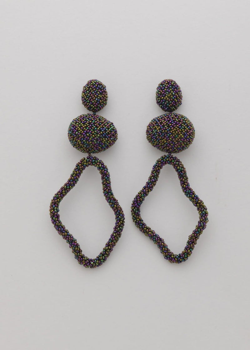 HAUTE TAWARI IRIDESCENT EARRINGS