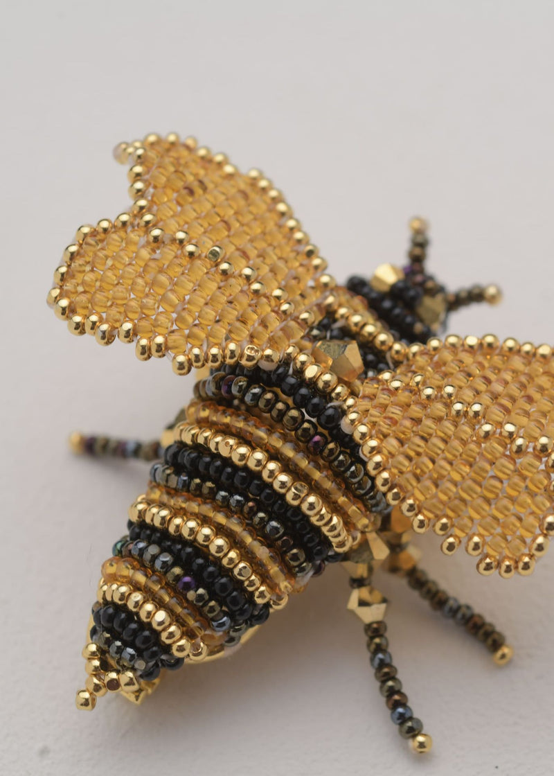 AMBER BEE BROOCH