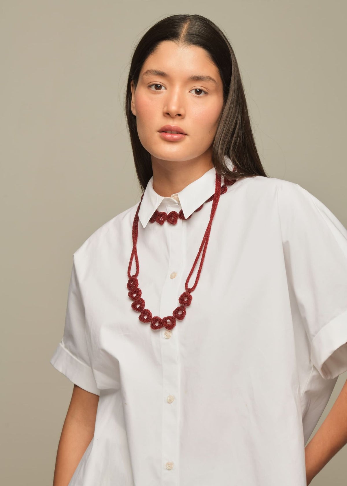 CHALECO HAIKURI ROJO CEREZA