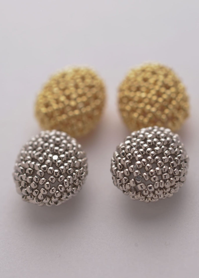 TWO HUTA TAWARI EARRINGS GOLD PLATINUM