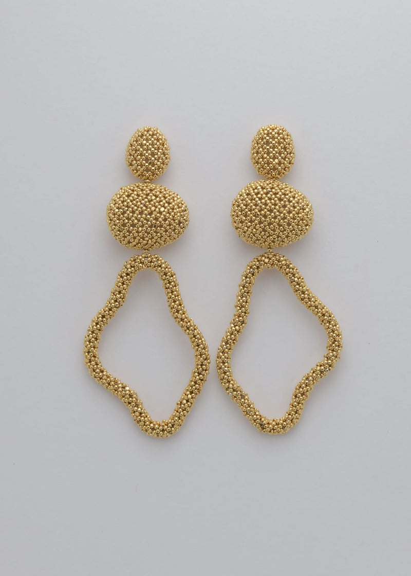 HAUTE TAWARI GOLD EARRINGS