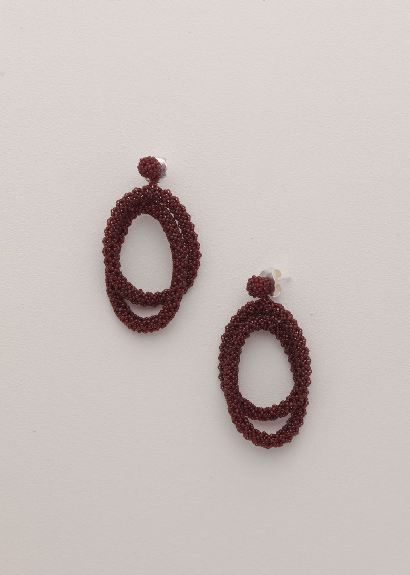 EARRINGS ITSARI HAIKURI RED JAMAICA
