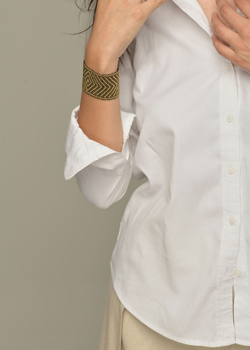 HAIKA MARTHA BRACELET MILITARY GREEN GOLD