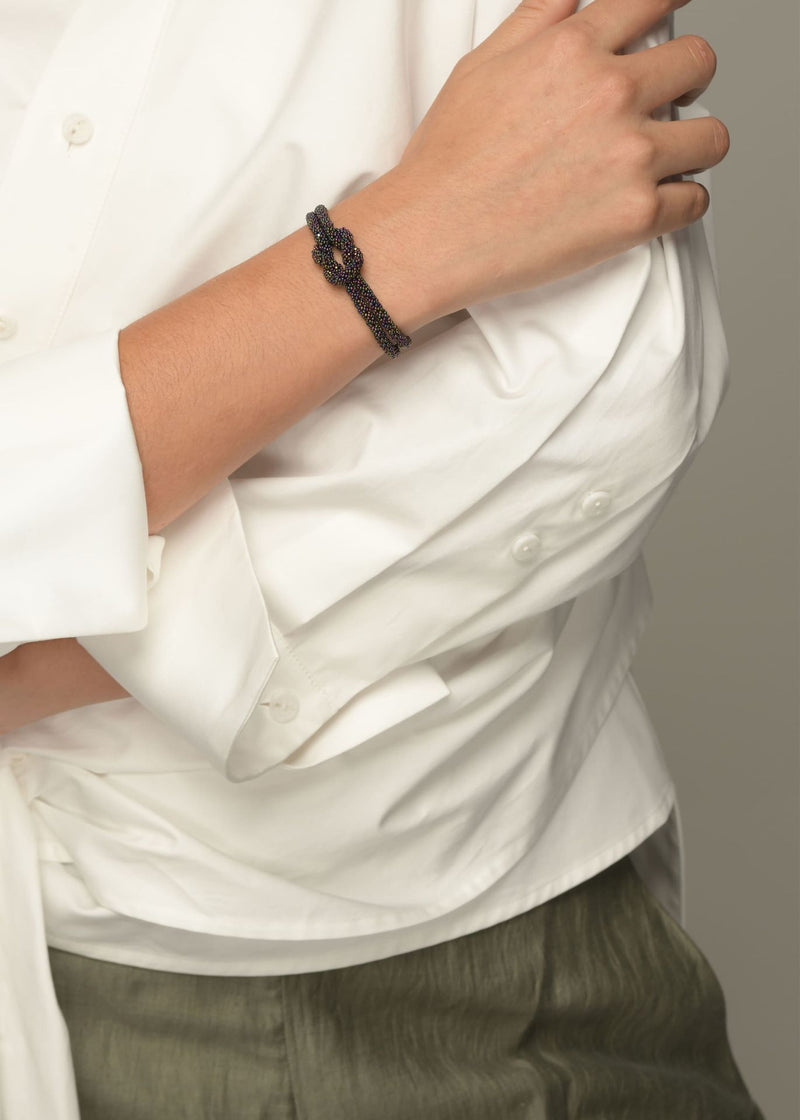 TAWARI KNOT IRIDESCENT TOPAZ BRACELET