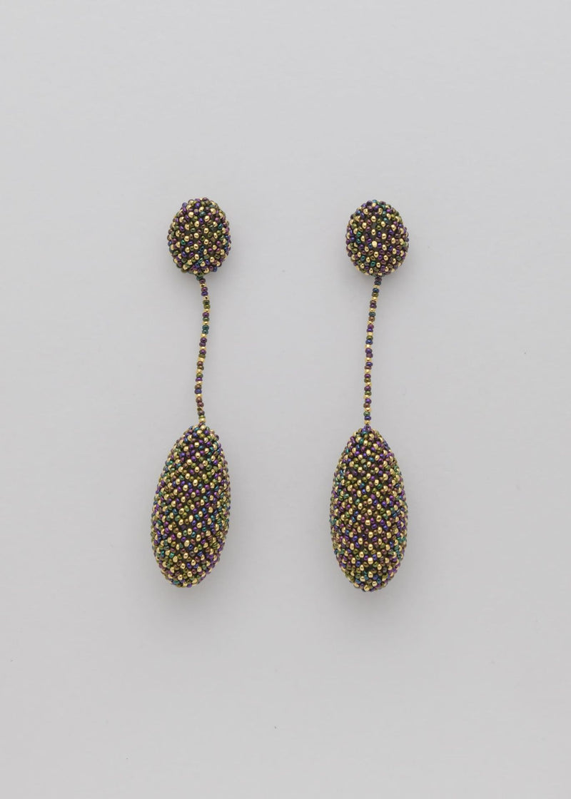 ARETES COLGANTES TAWARI ORO TORNASOL