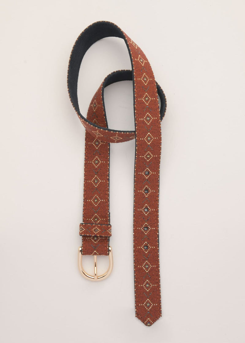 BELT GOLD COFFEE BROWN MILITARY GREEN