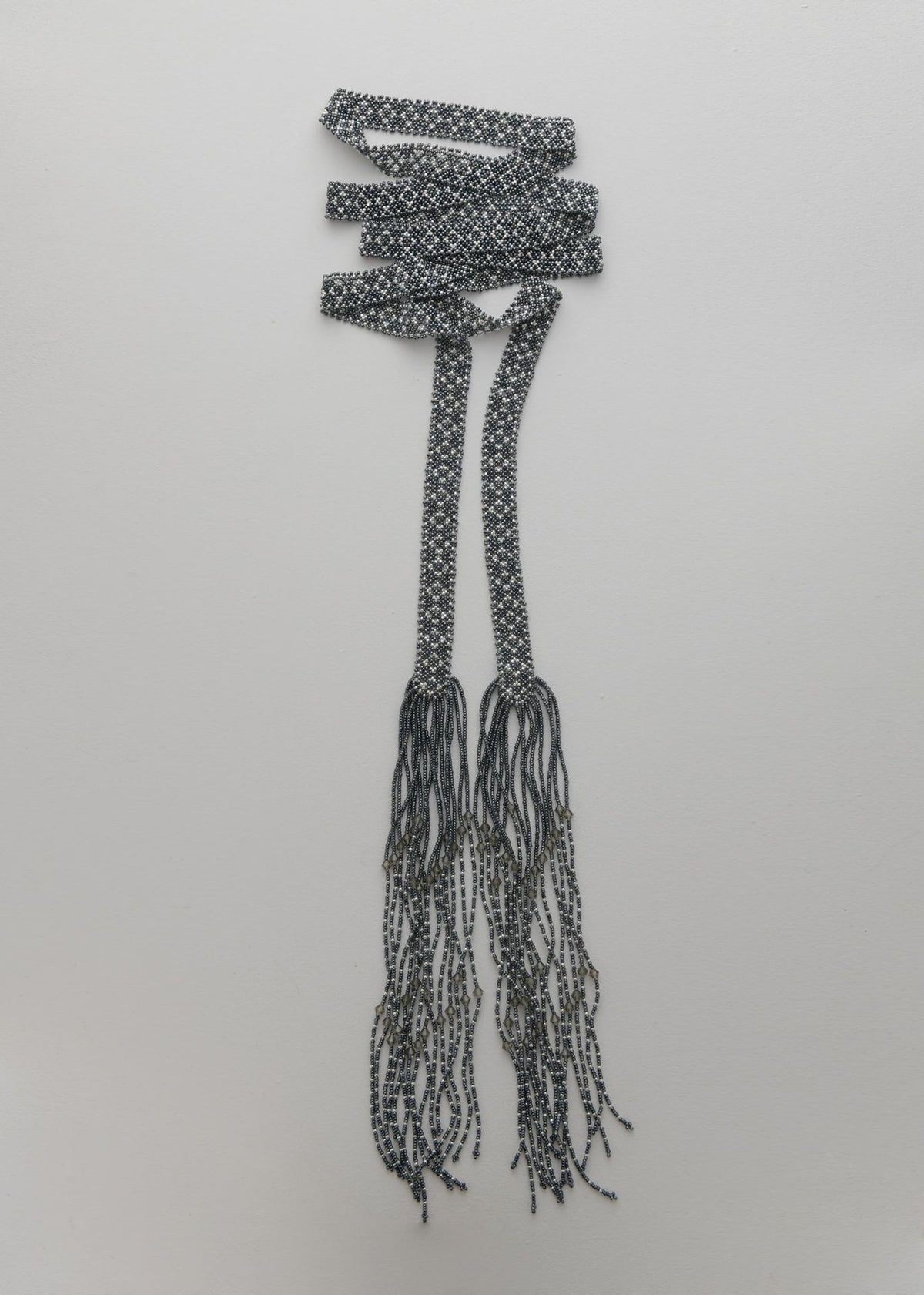 METALLIC SILVER GRAY MARTHA HEADBAND