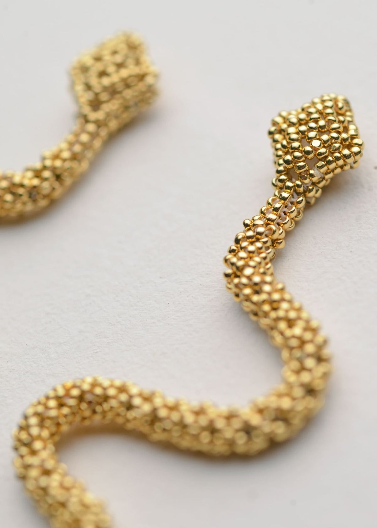 GOLD SNAKE EARRINGS