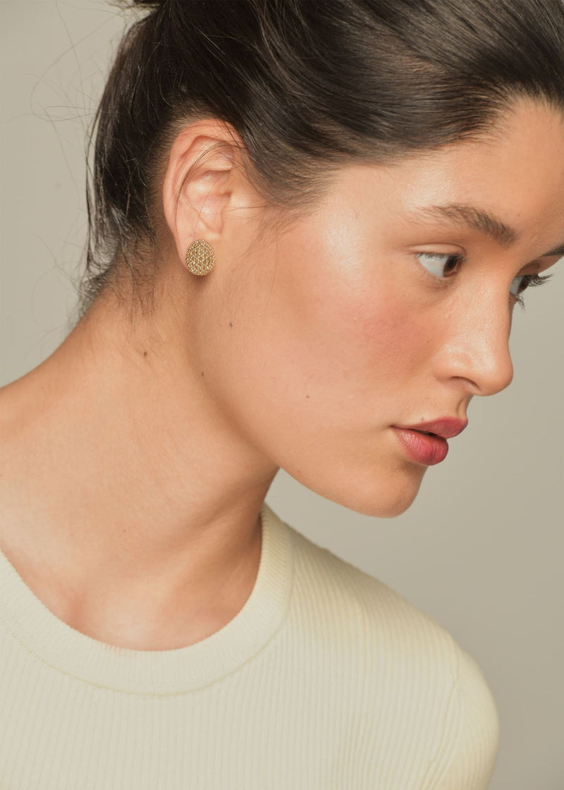 EARRINGS HUTA TAWARI GOLD PLATINUM