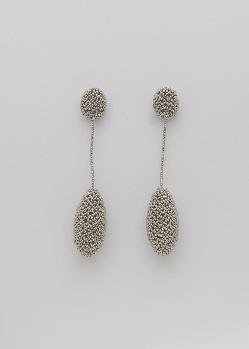 ARETES COLGANTES TAWARI PLATINO