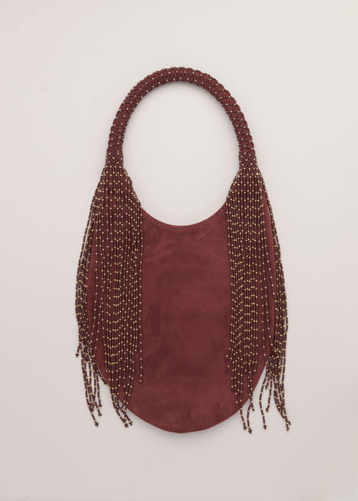 BAG HAIKURI GOLD WINE LEATHER WINE