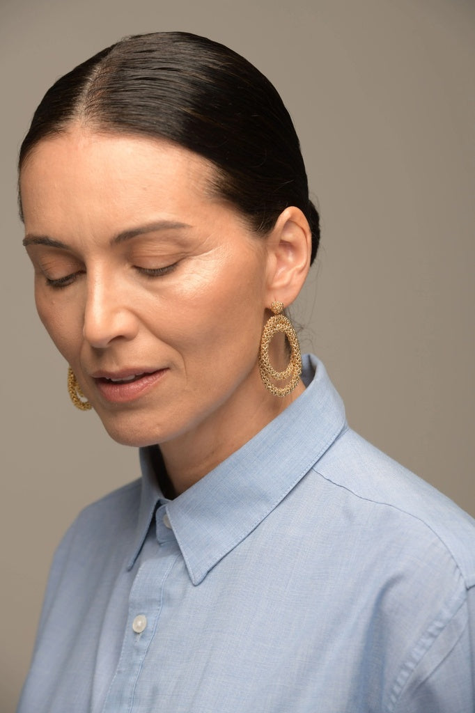 ITSARI HAIKURI GOLD EARRINGS