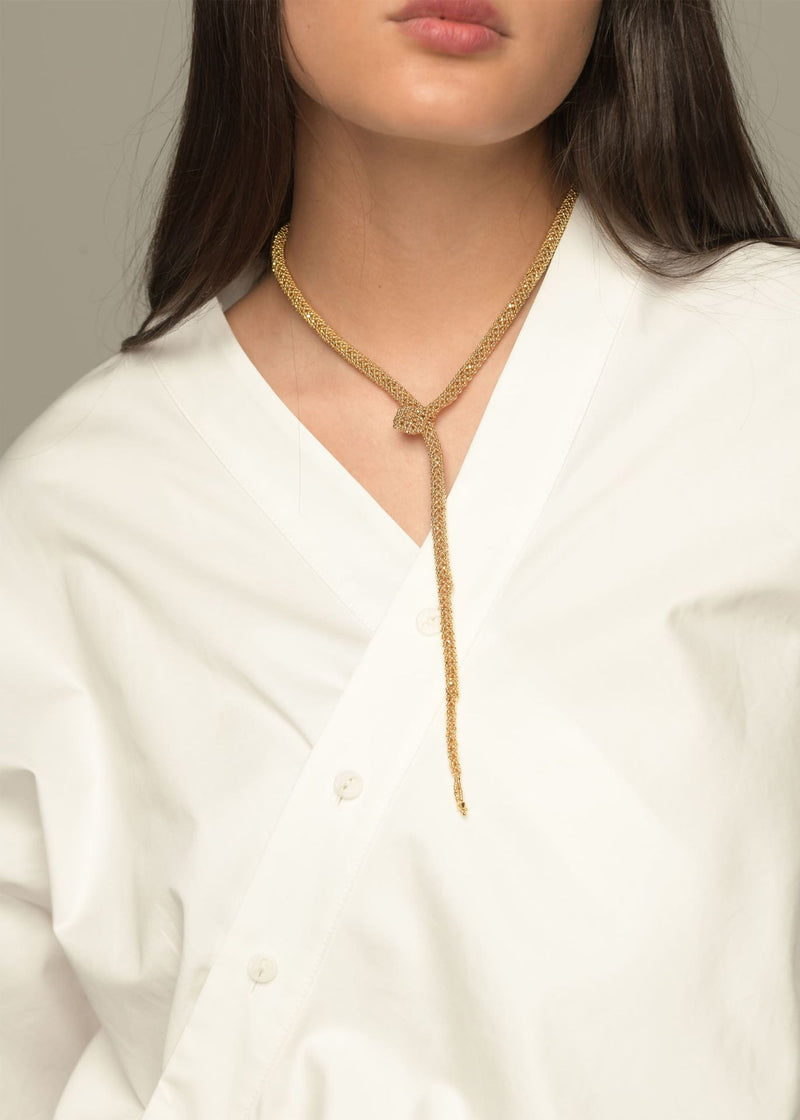GOLD SNAKE NECKLACE