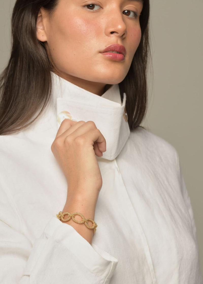 TAWARI HOOPS BRACELET GOLD