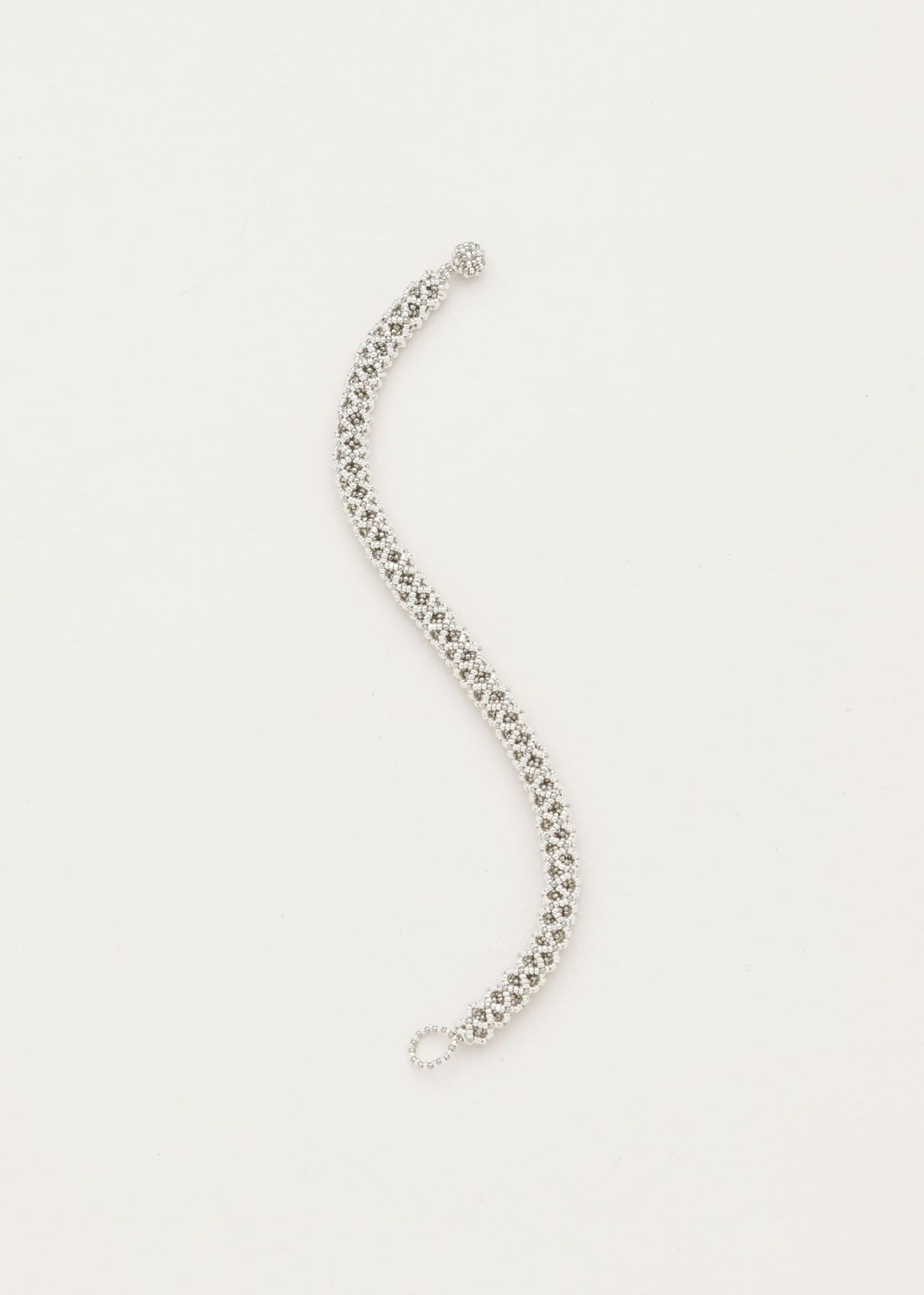 HUTA SNAKE NAWI BRACELET SILVER PLATINUM