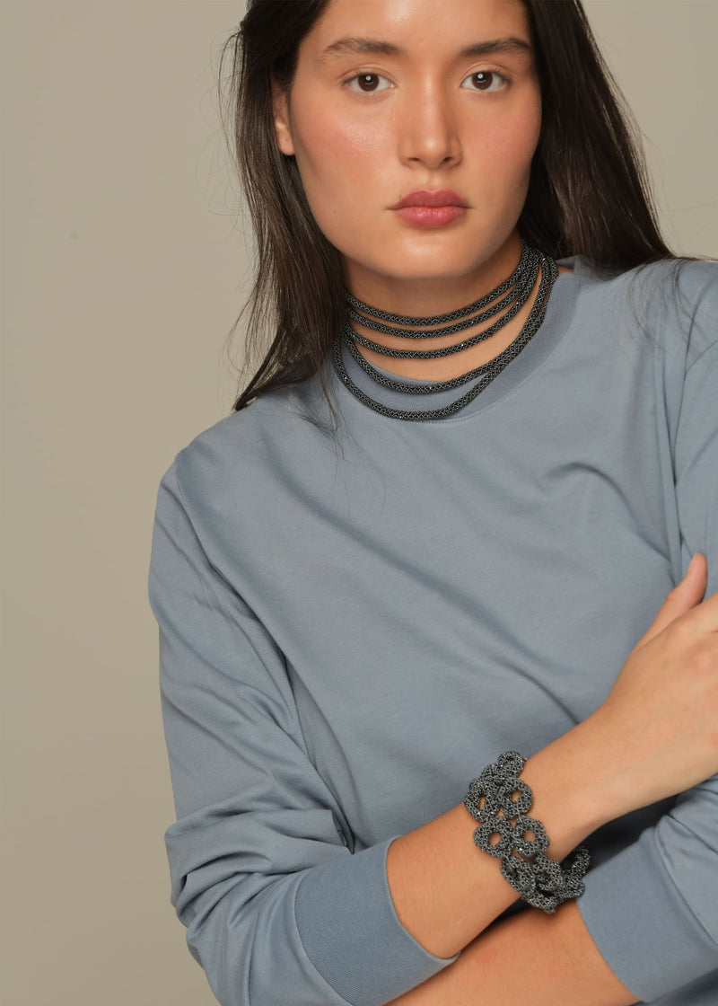 HAIKURI METALLIC GREY VEST