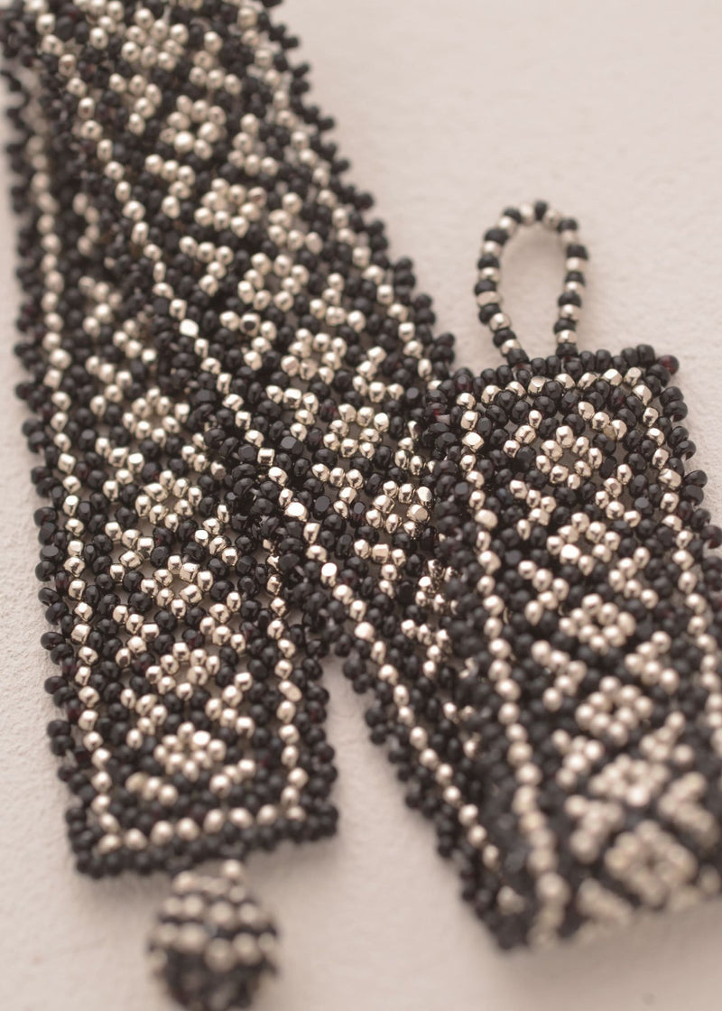HUTA MARTHA BLACK PLATINUM BRACELET