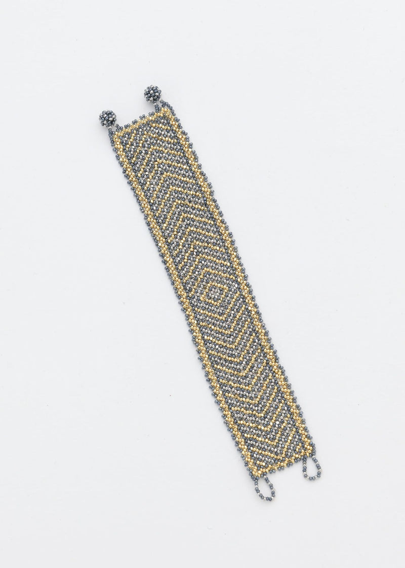 MARTHA BRACELET GOLD PLATINUM METALLIC GRAY