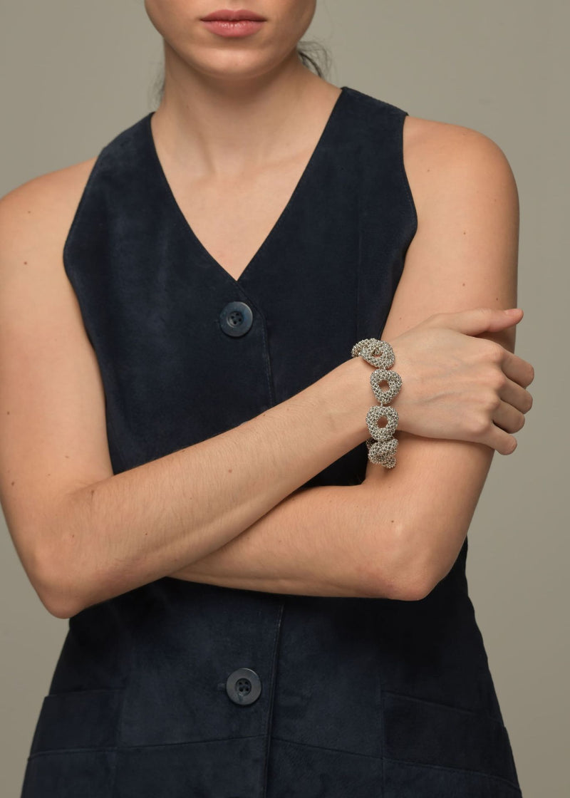 HAIKURI PLATINUM SILVER BRACELET