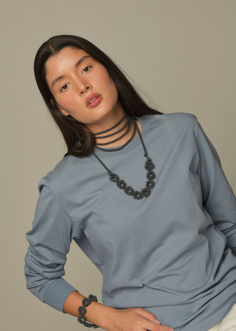 HAIKURI METALLIC GREY VEST
