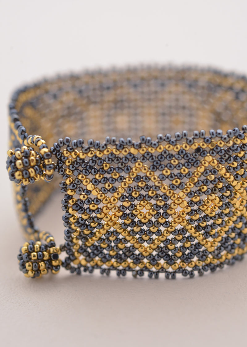 BRACELET MARTHA METALLIC GRAY GOLD