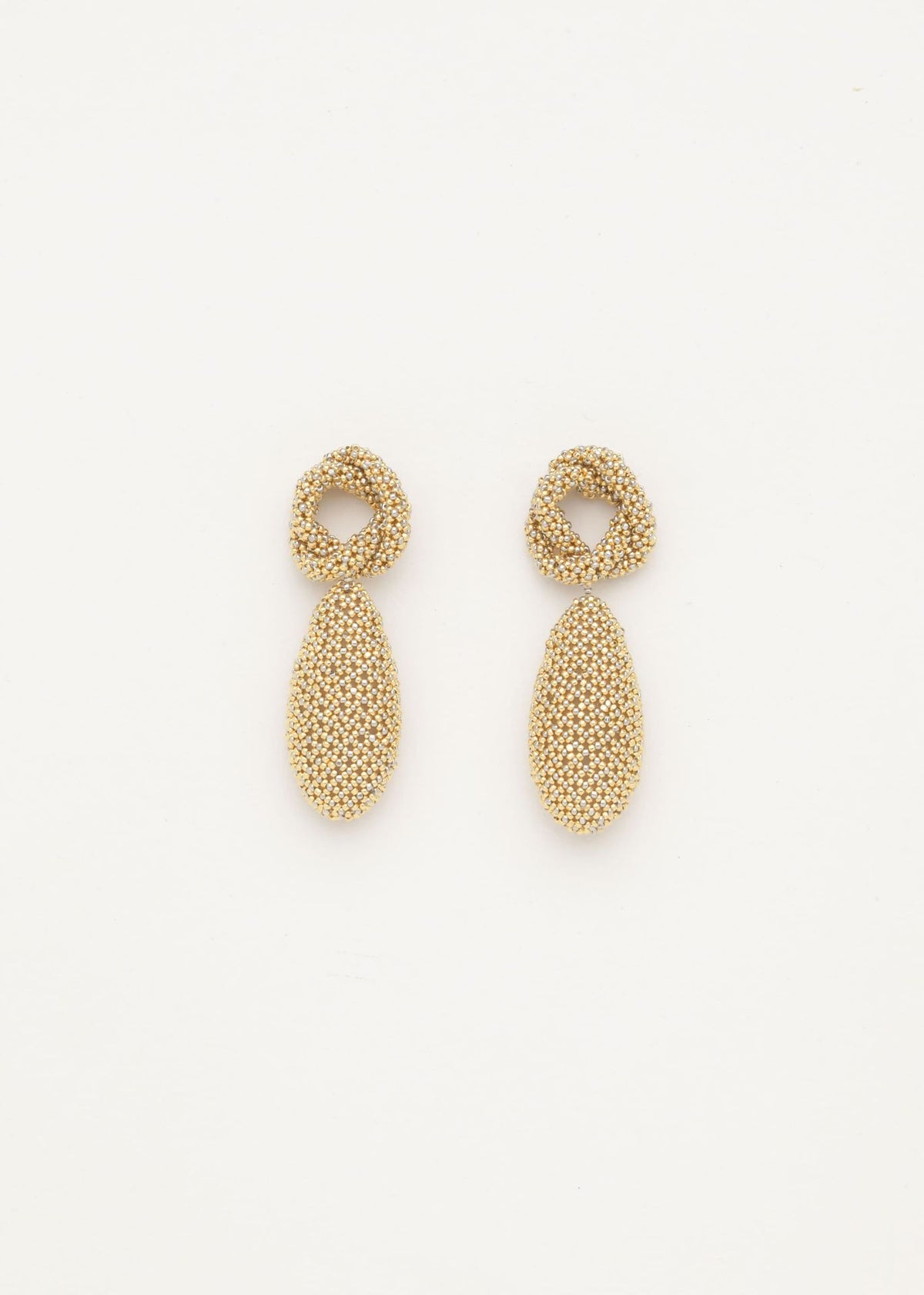 UKAI HAIKURI EARRINGS GOLD PLATINUM
