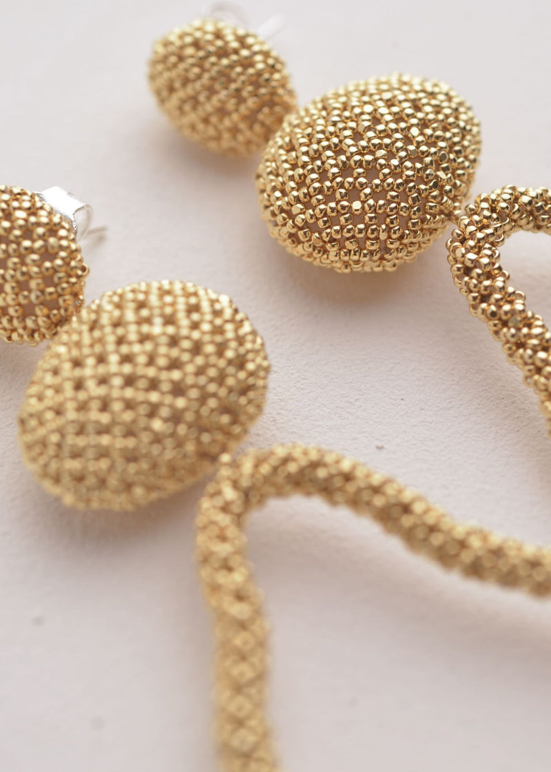HAUTE TAWARI GOLD EARRINGS