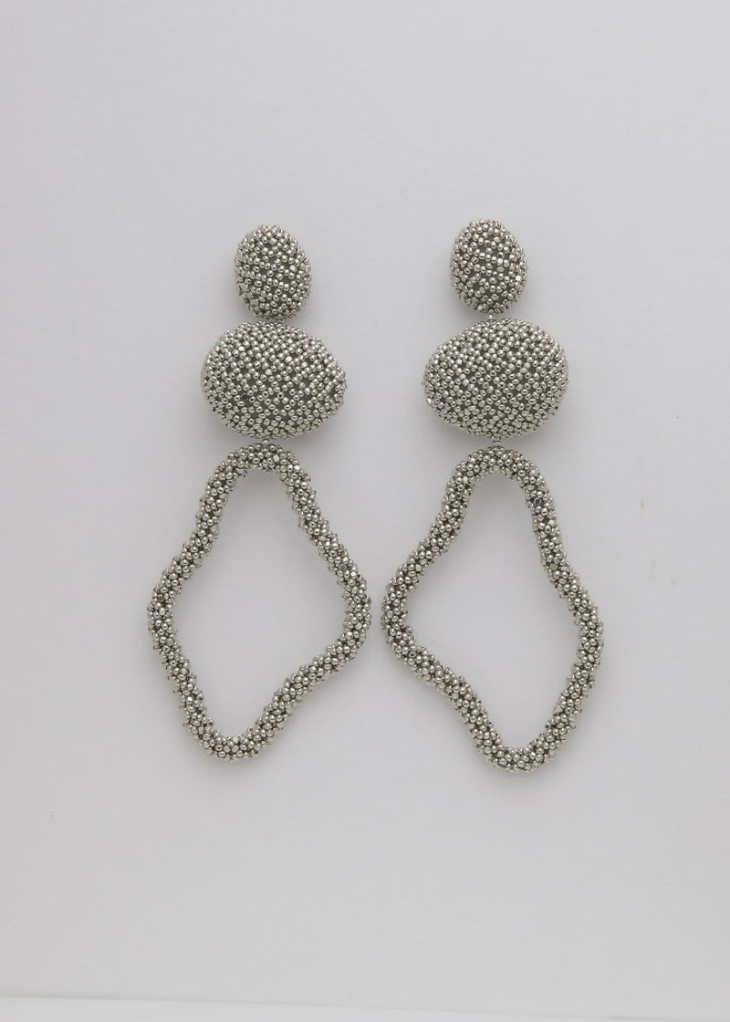 TAWARI HAUTE PLATINUM EARRINGS