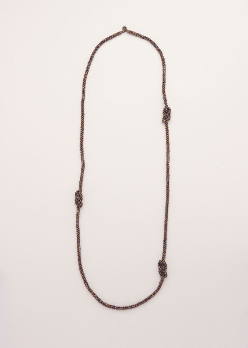 NECKLACE THREE HAIKURI IRIDESCENT TOPAZ