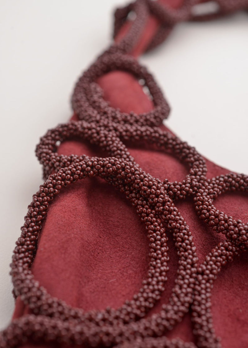 TAPIE HAIKURI BAG WINE LEATHER WINE