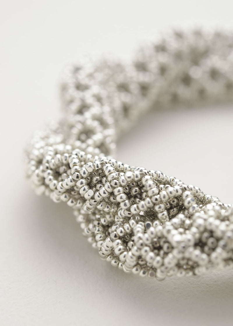 NAWI DORSAL BRACELET PLATINUM SILVER