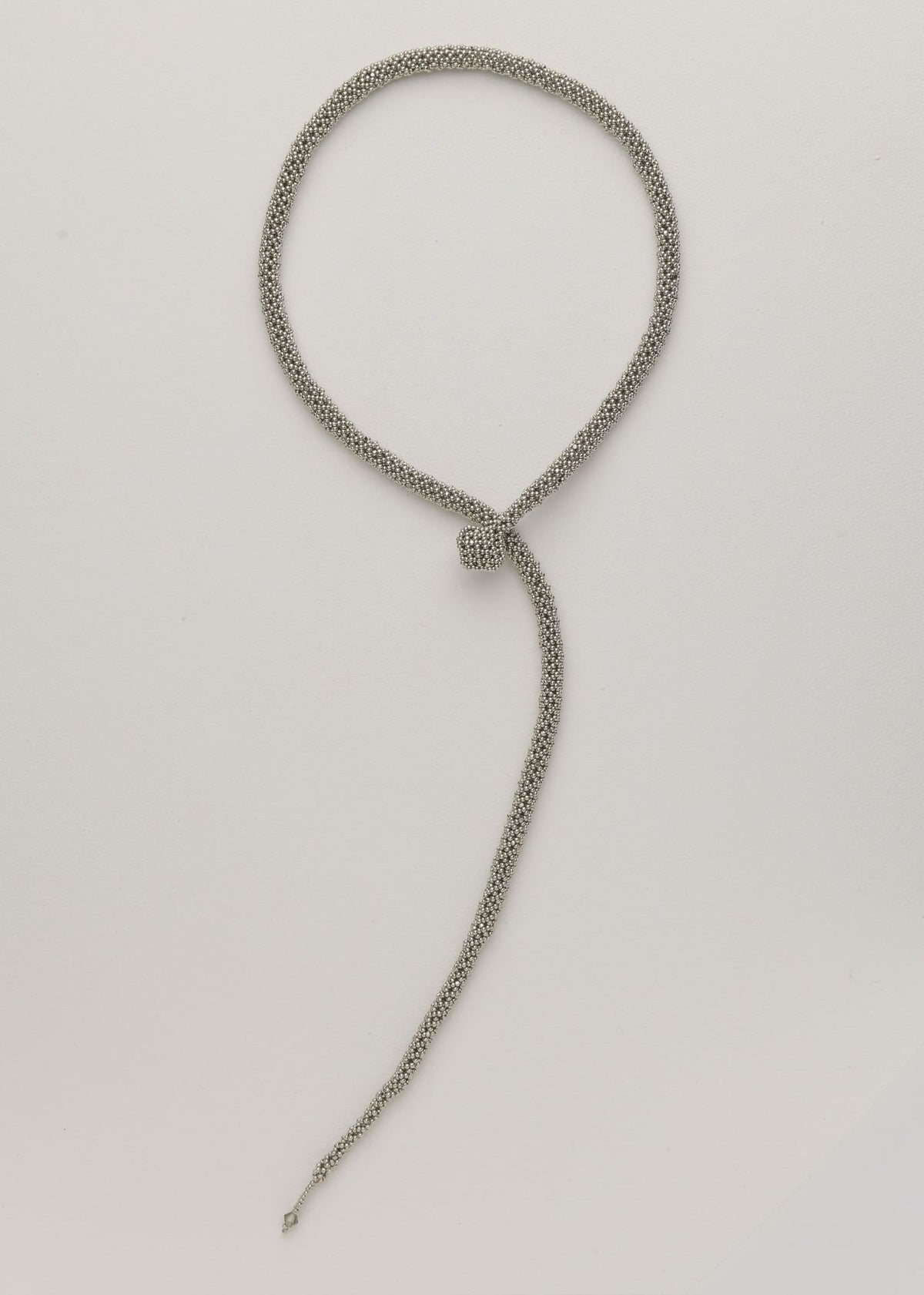 PLATINUM SNAKE NECKLACE