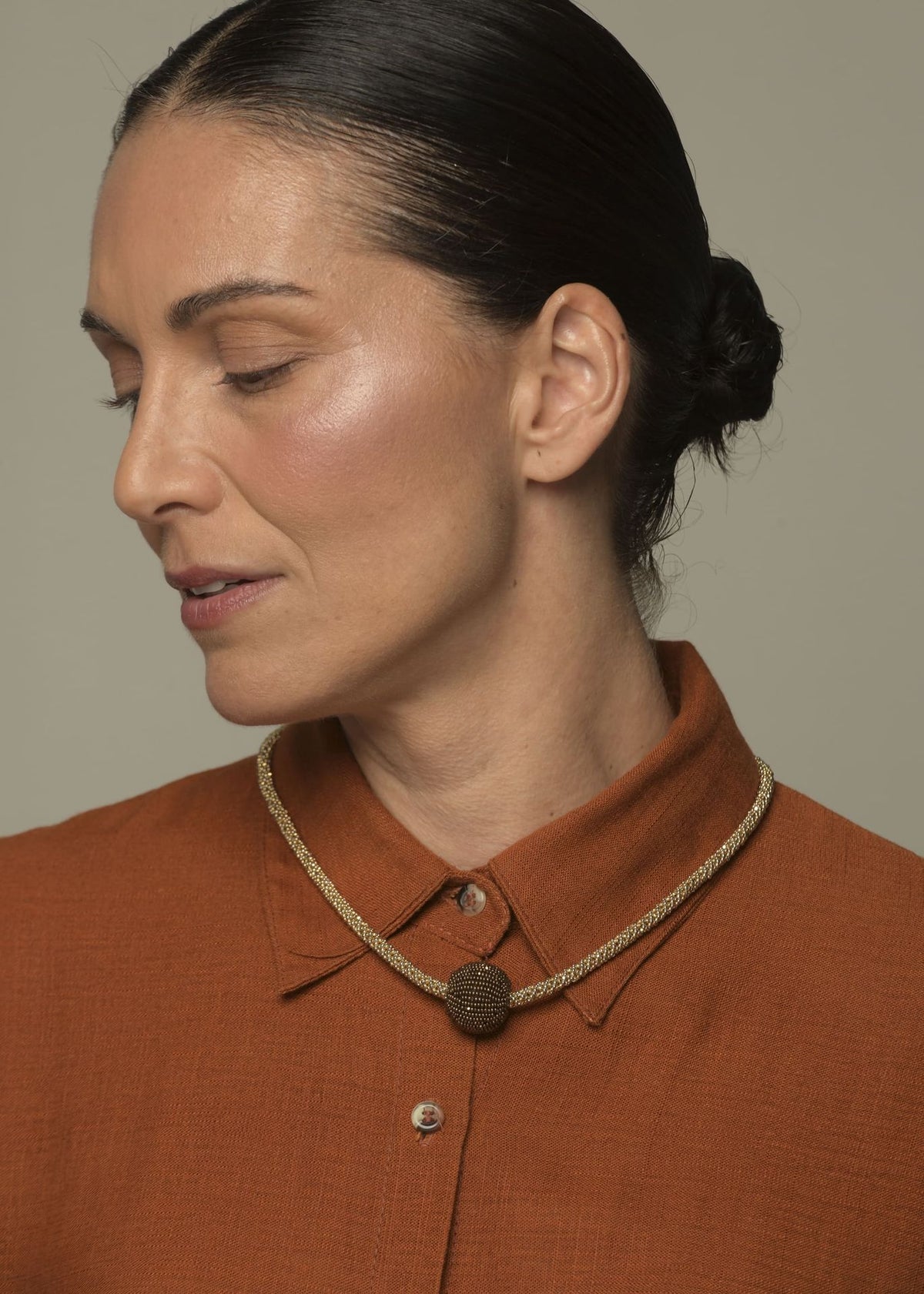 COLLAR VANTA SATEL ORO PLATINO COBRE