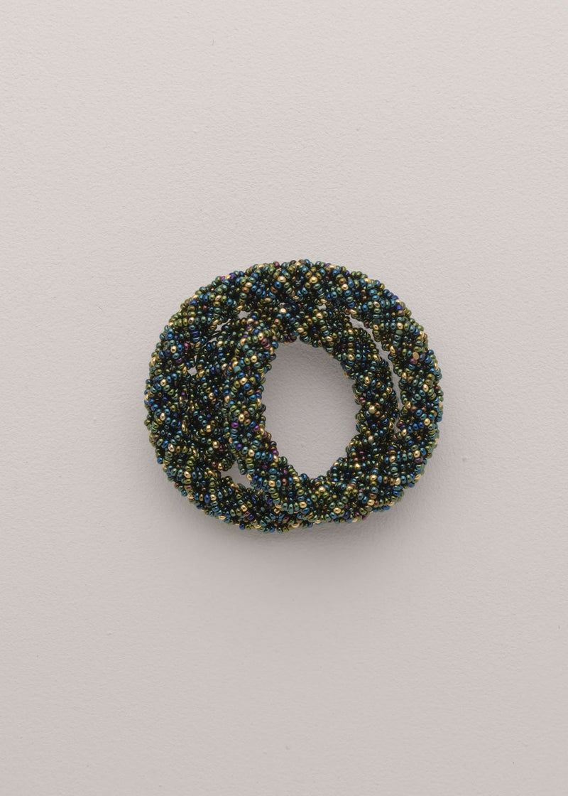 BROCHE ESPIRAL VERDE TORNASOL