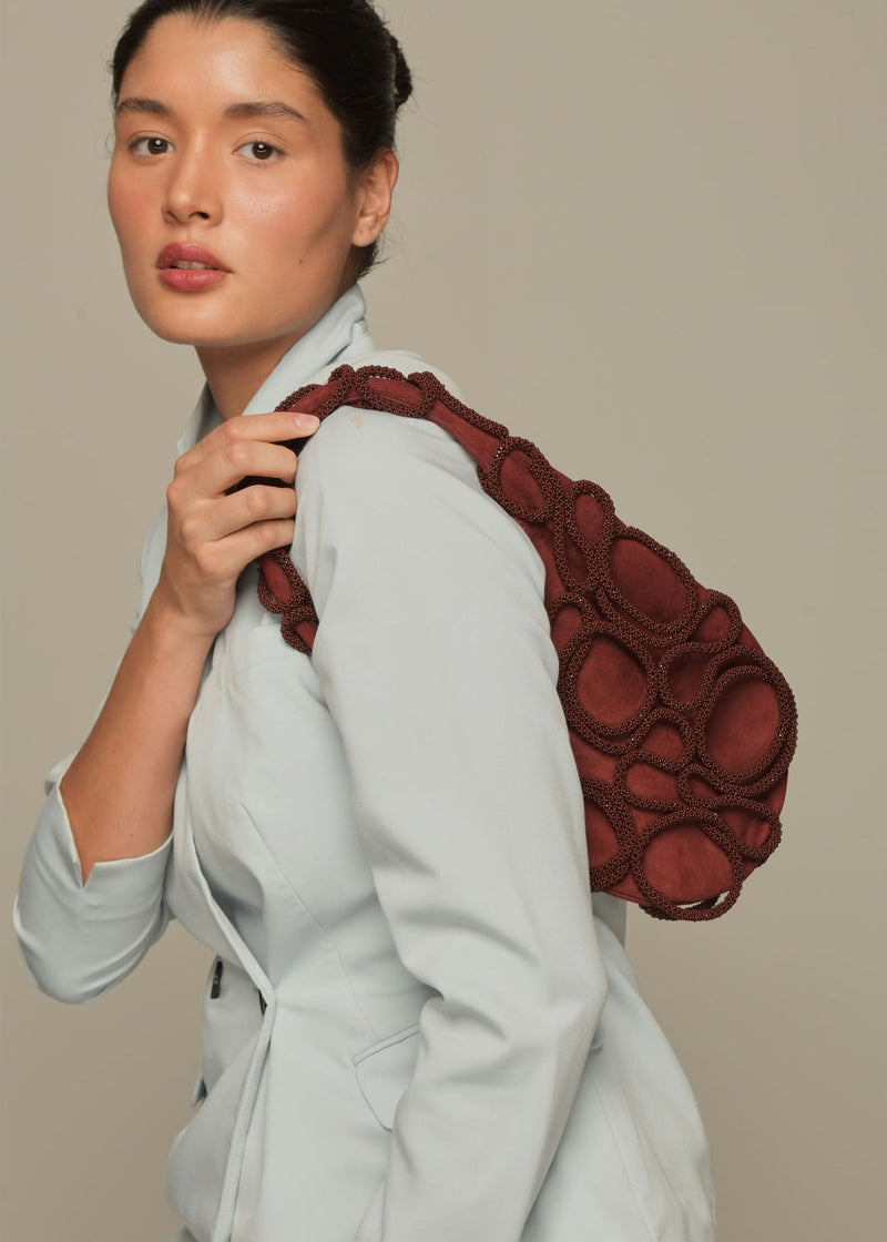 TAPIE HAIKURI BAG WINE LEATHER WINE