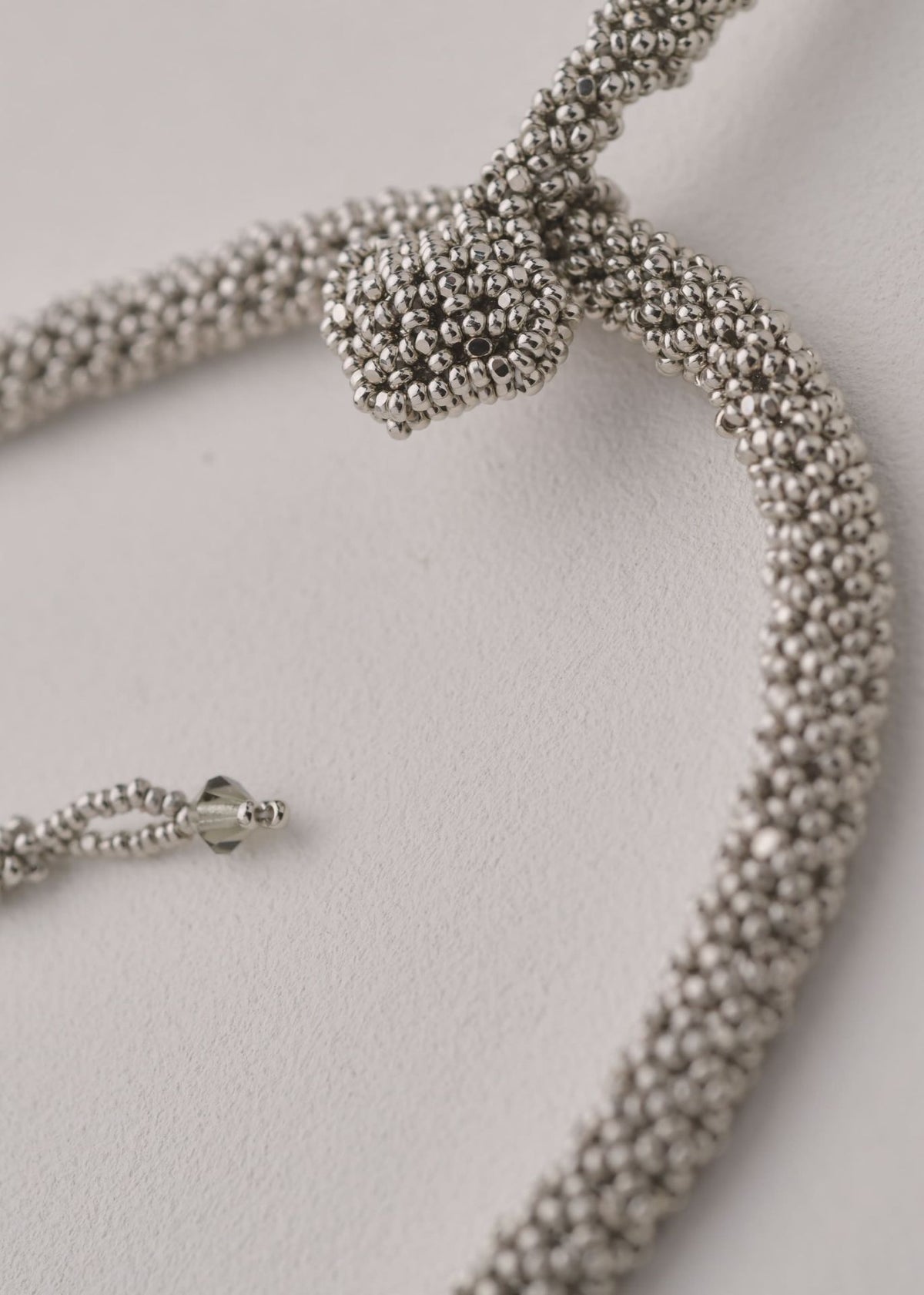 PLATINUM SNAKE NECKLACE
