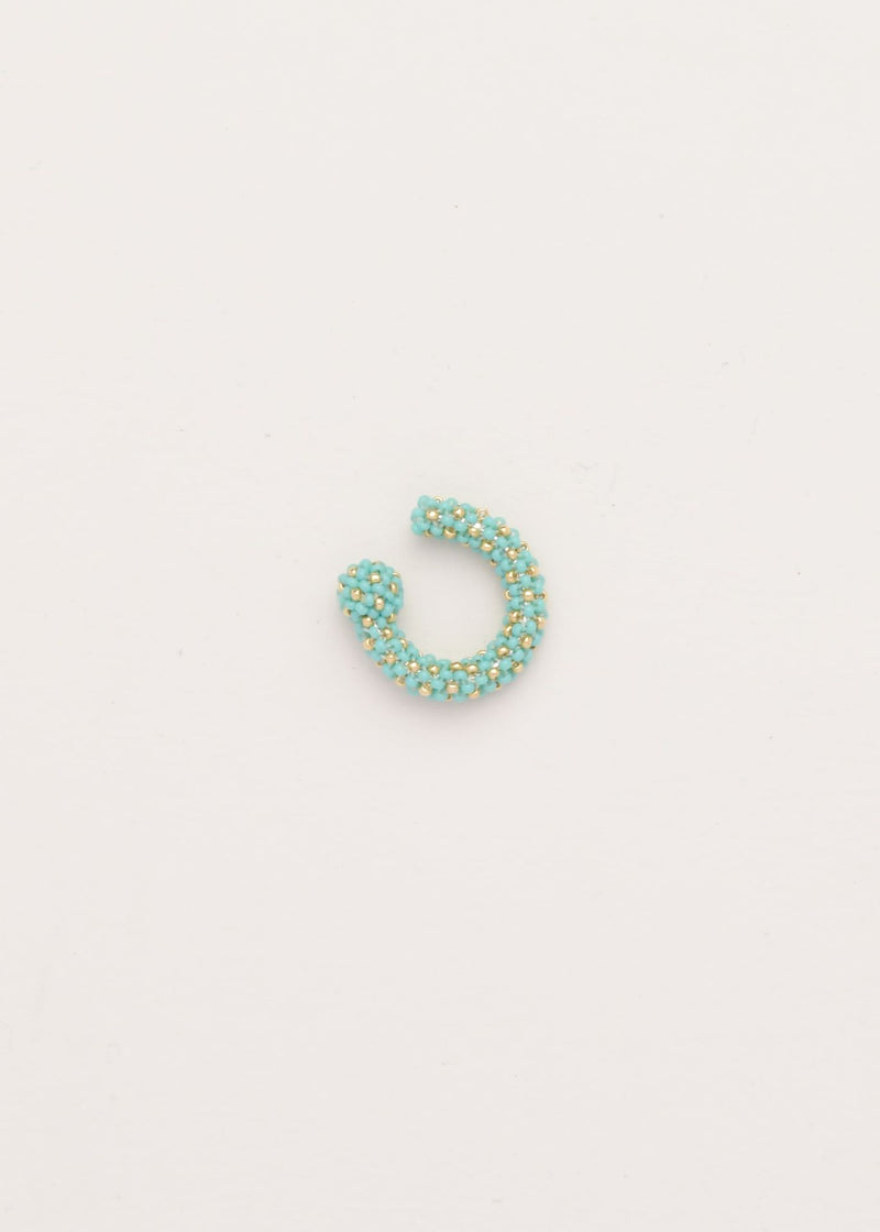 HUTA MARTHA TURQUOISE LUSTER GOLD EARCUFF