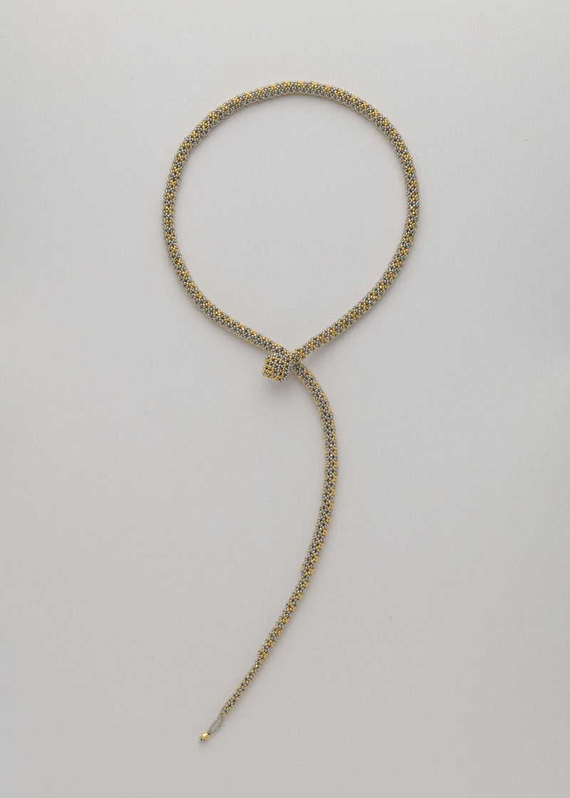 COLLAR SERPIENTE ORO PLATINO