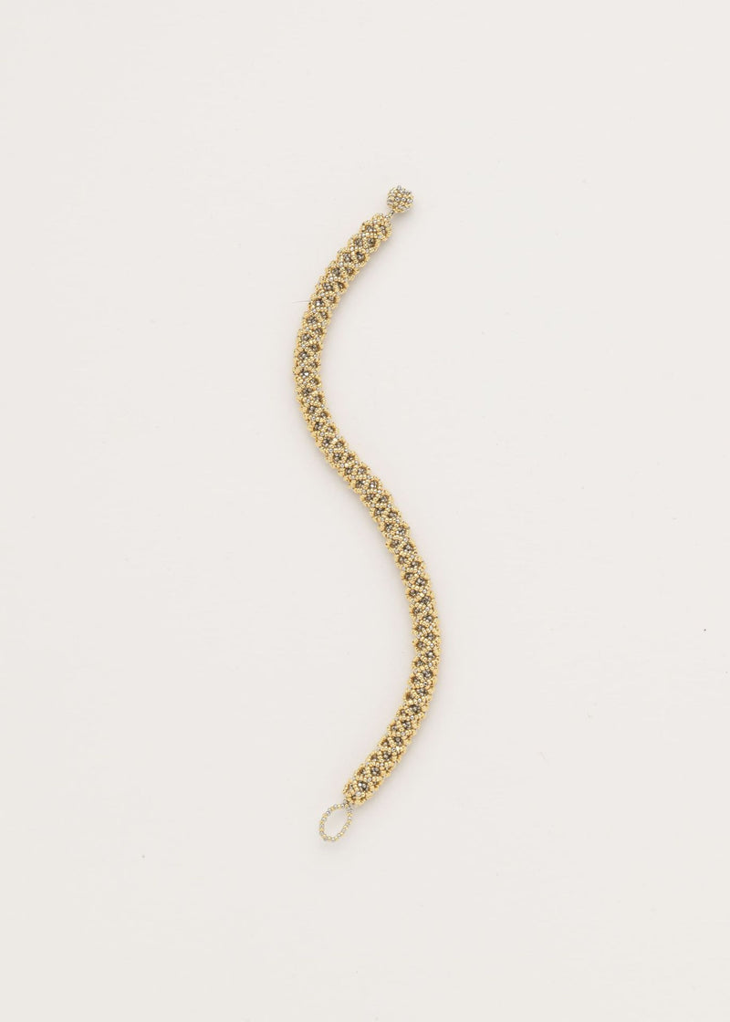 BRAZALETE HUTA SERPIENTE NAWI ORO PLATINO