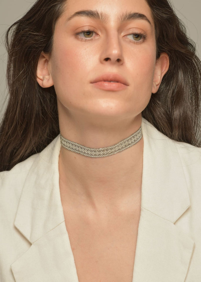 GARGANTILLA HUTA MARTHA PLATA PLATINO
