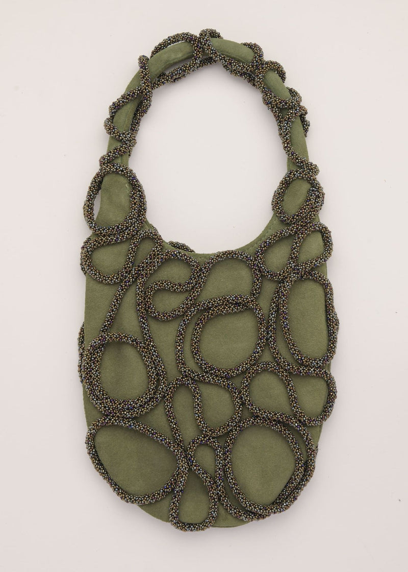 BOLSO TAPIE HAIKURI VERDE MILITAR PIEL VERDE