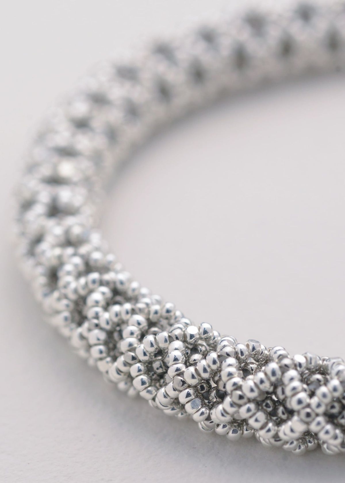HUTA SNAKE NAWI BRACELET SILVER PLATINUM