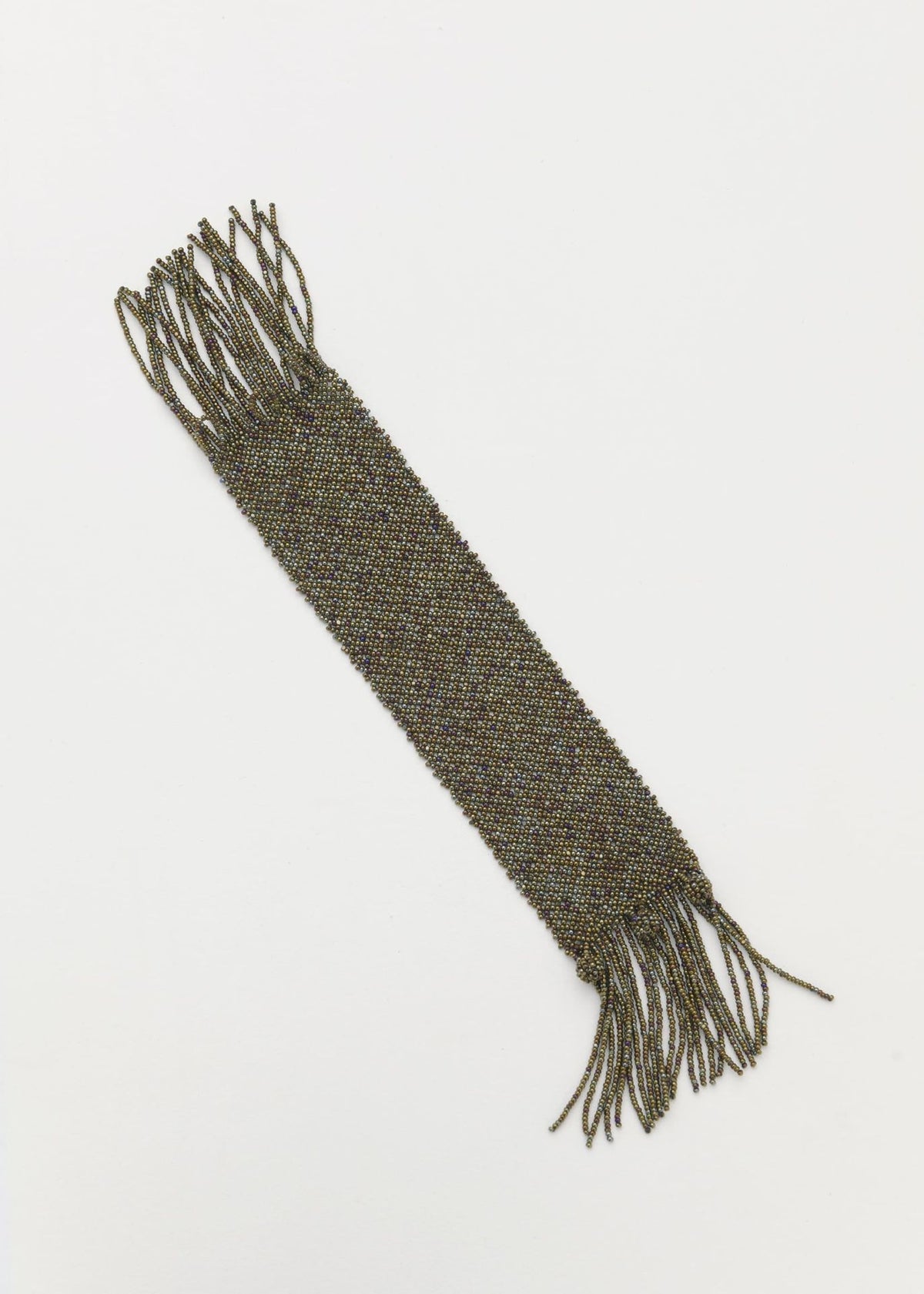 MARTHA MILITARY GREEN STRIPED BRACELET