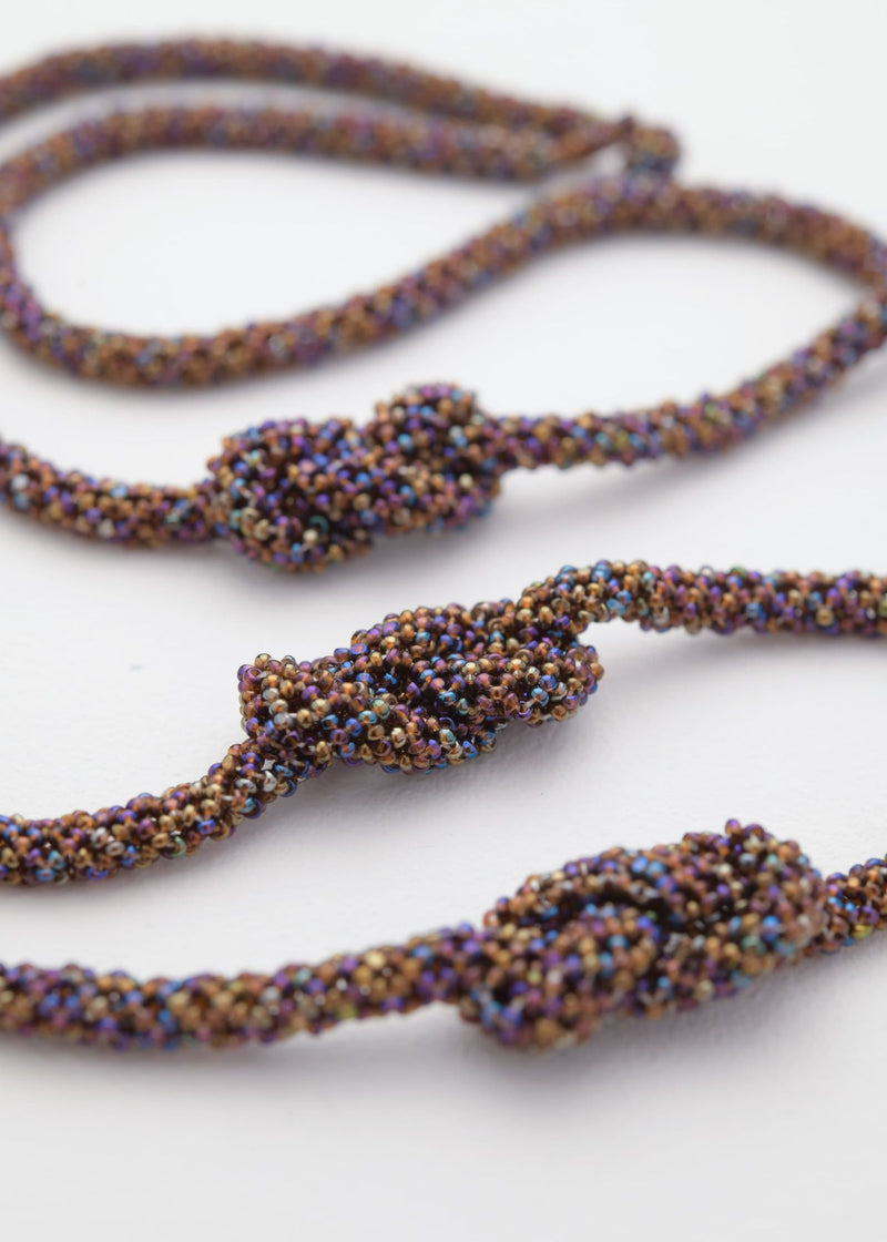 NECKLACE THREE HAIKURI IRIDESCENT TOPAZ
