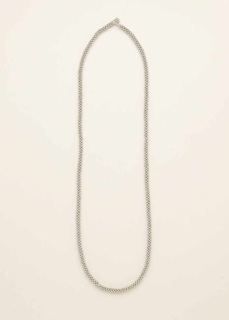 COLLAR SERPIENTE HAIKURI (80CM) PLATA PLATINO