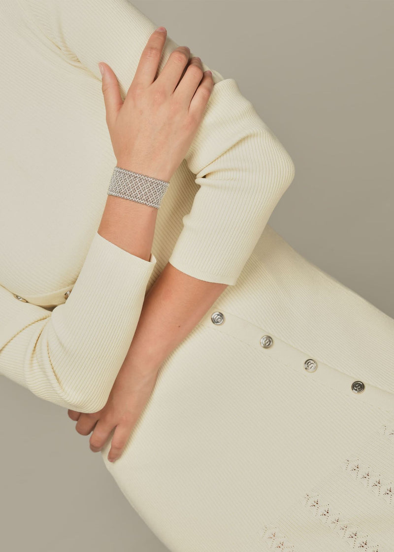 MARTHA BRACELET SILVER PLATINUM