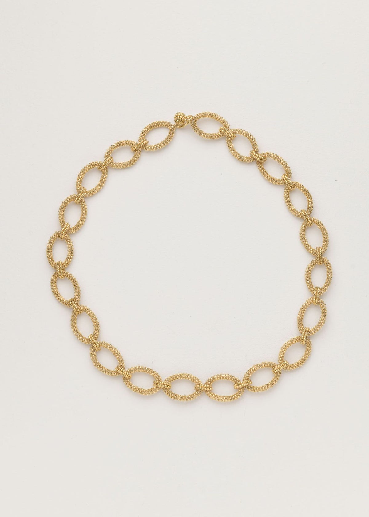 TAWARI GOLD HOOP NECKLACE