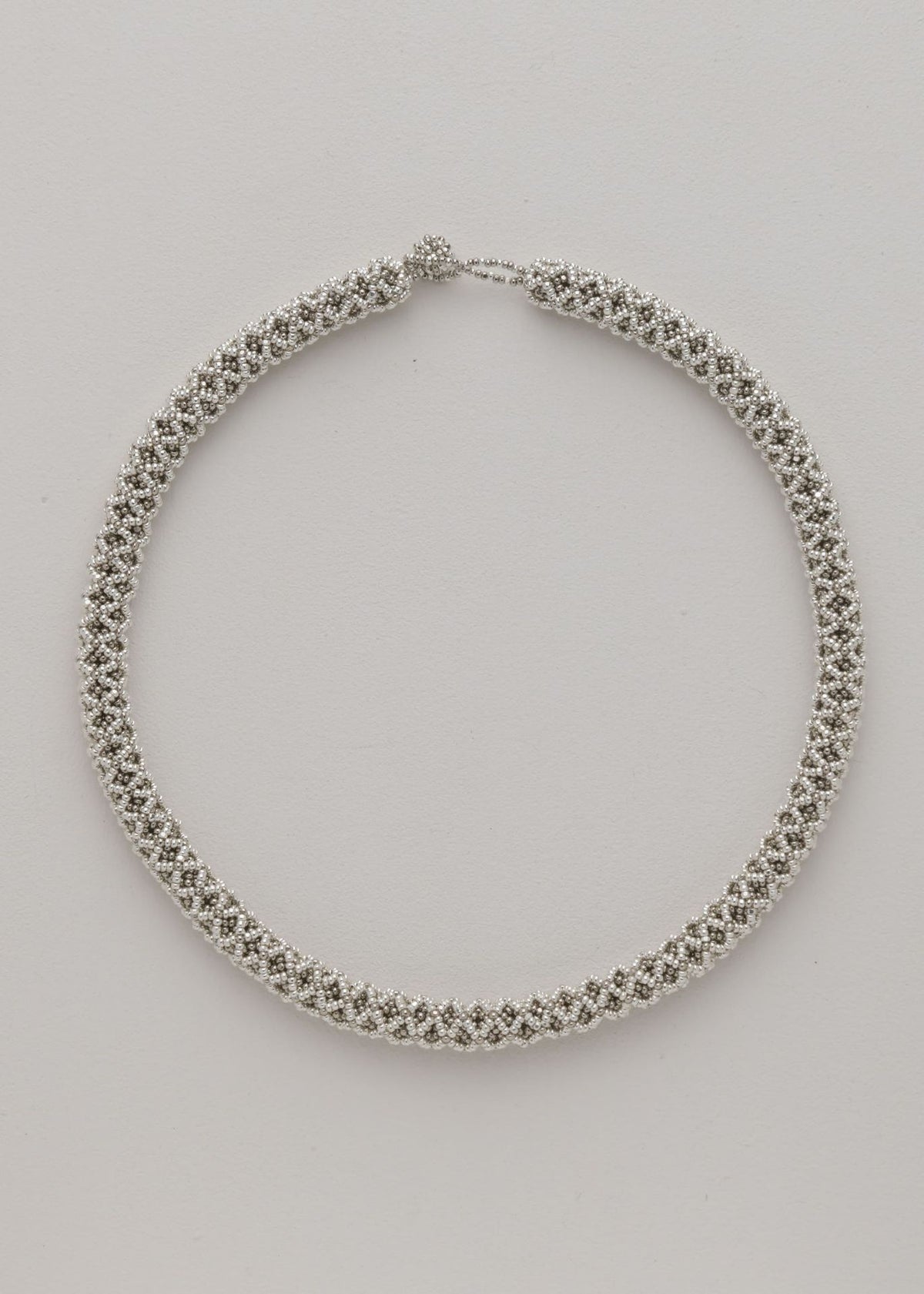 NAWI SILVER PLATINUM CHOKER